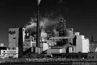Redpath Sugar Plant. View from Lake Ontario. Toronto