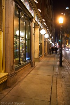 Yonge Street at Night. Toronto