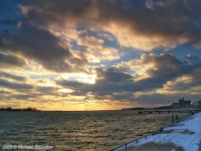 Sunset Lake Ontario