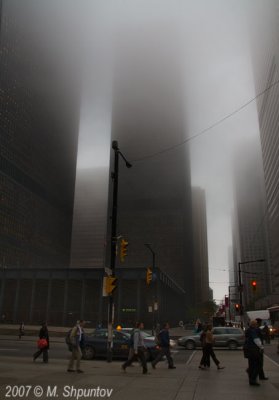 Toronto in Fog