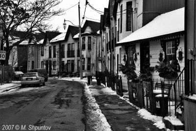 Downtown Streets , Toronto BW