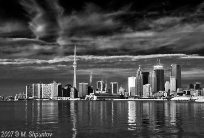 Toronto Painted Black & White