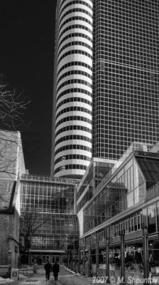 Eaton's Centre Tower , Toronto BW