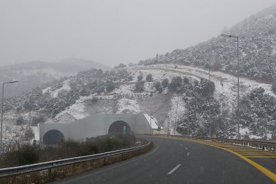 Approaching the West Macedonian mountains