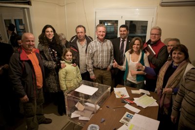 The first democratic elections for the board of The Friends of the Milia museum