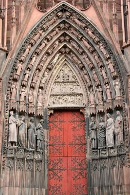 Cathedral red doors