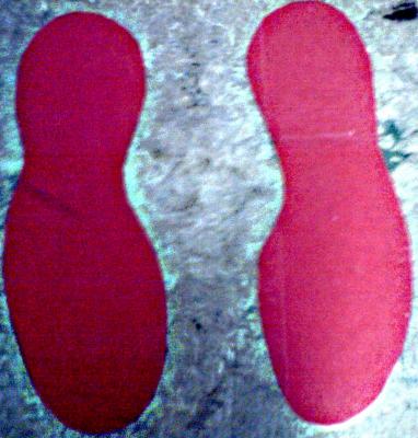 Red Foot Prints