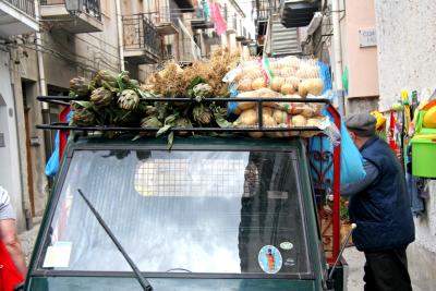 truck with produce