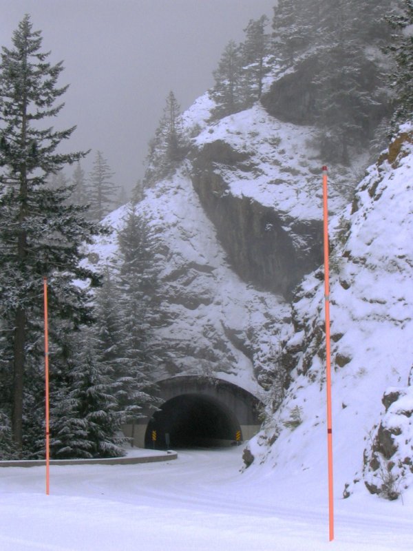 Tunnel along the Ridge road