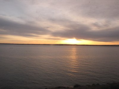 sunrise on the Columbia River.JPG