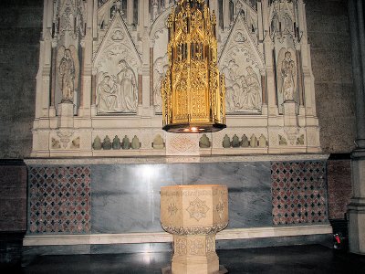 St Patrick Baptismal Font.