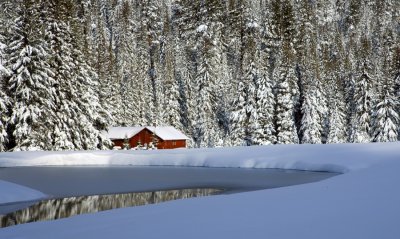 Winter Mountain Cabin