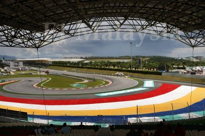 View from K1 Grandstand