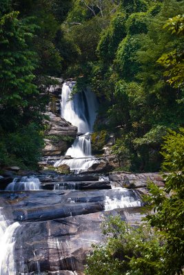 Sirithan waterfalls, Doi Inthanon National Park N18.5438 E98.5795 Elevation 879m