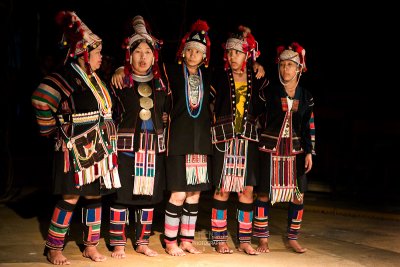 Akha hill tribe dance