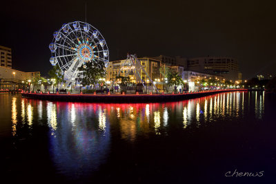 Melaka River at night (7200)