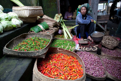 Vegetable seller (Bali)