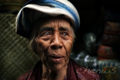 Lady at Ubud market  (Bali)