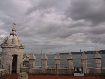 On the Torre de Belem