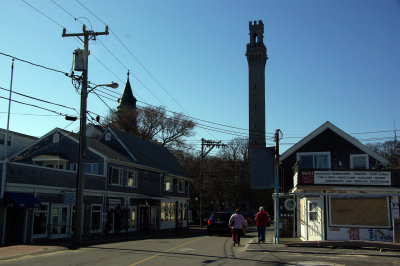 Pilgrim Monument silouette