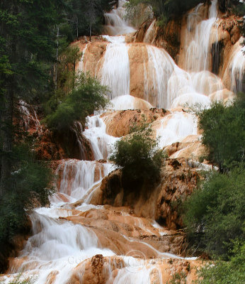Zhaga Waterfall, Munigou Scenic Area (Aug 06)