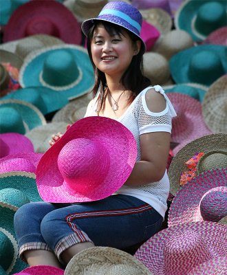 Girl With Hats (28 Oct 07)