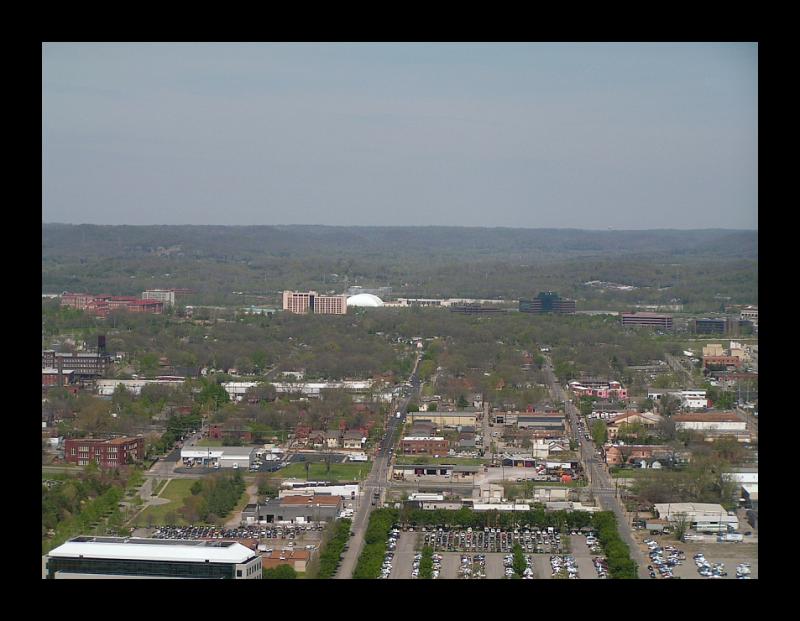 Metro Center in the distance