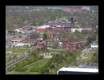 A view of North Nashville and Bicentennial Park