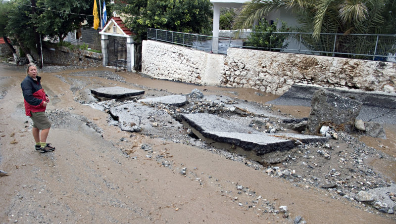 Road to nowhere - flood damage