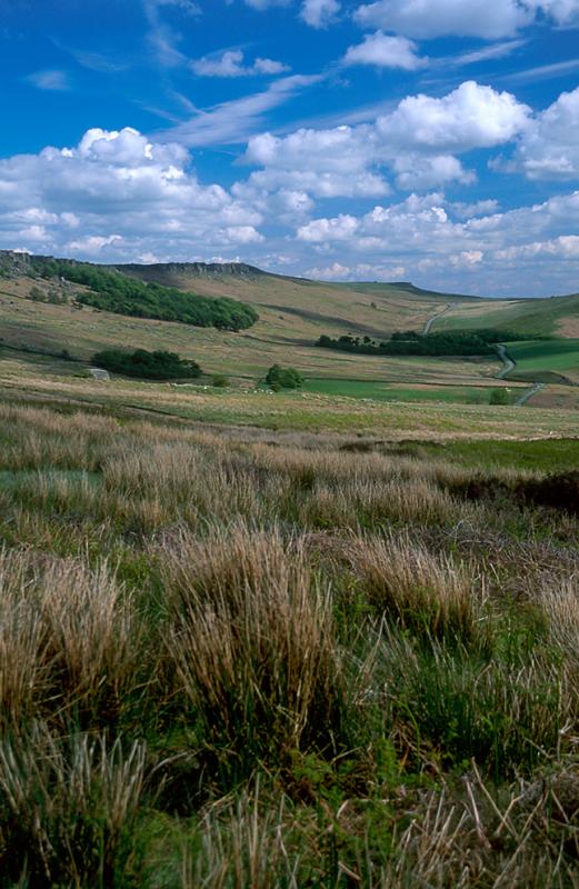 Stanage under a summer sky