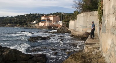 SD beach walk and BIG house