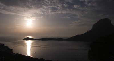 Afternoon sun from above Masouri