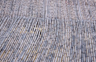 Bamboo roofing