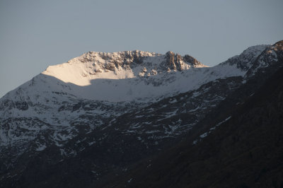 Llanberis Crib Goch under snow