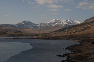 Snowdon peaks from the east