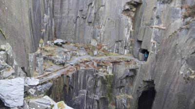 Slate quarry tunnels