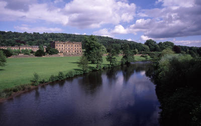 Chatsworth House and the River Derwent