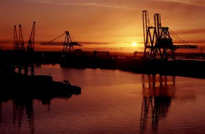 Hull Docks at dawn
