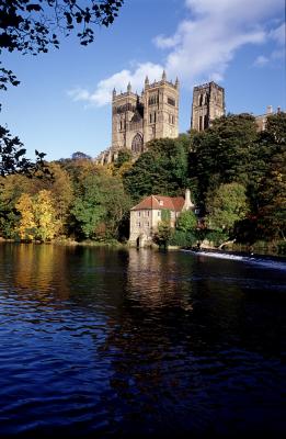 Durham Cathedral Fulling Mill and River Wear