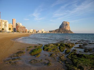 Penon, Calpe and rocky foreshore