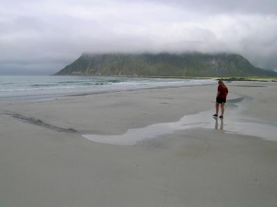 Deserted Lofoten beach
