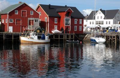 Across Heningsvaer harbour