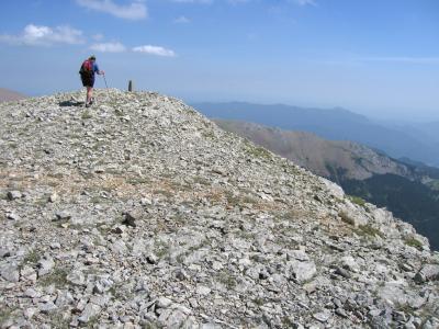 Tosa, Pyrennes, lower summit