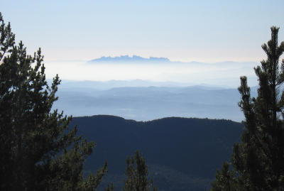 Montserrat from the Pyrenees