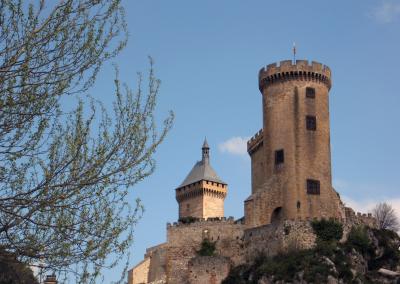 Foix castle turrets