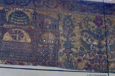 Mosaic on Upper Wall Closeup