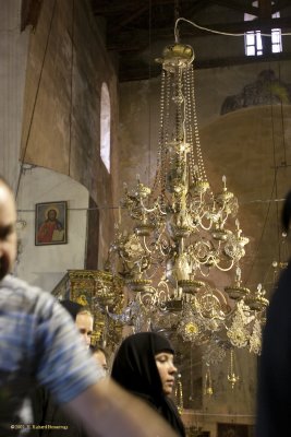 Chandelier in Side Chapel of Church