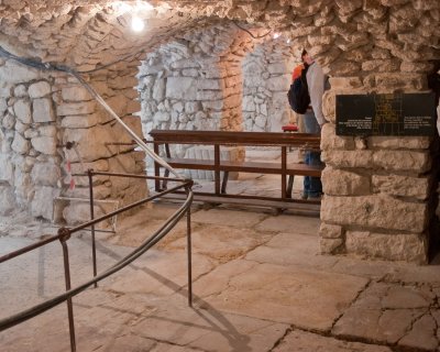 The Holding Dungeon in Which Jesus May Have Been Held