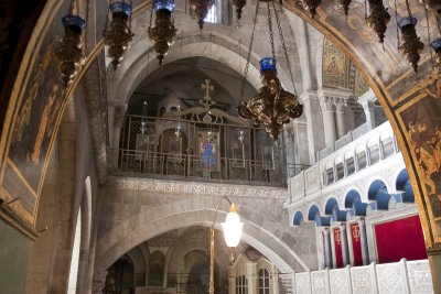 Interior of the Church of the Holy Sepulchre