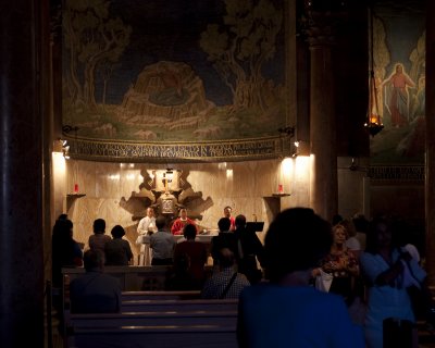 Interior of the Church of the Nations